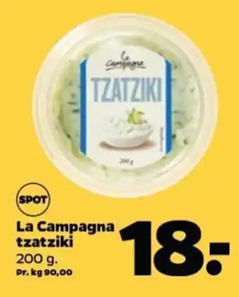 Netto La Campagna tzatziki tilbud