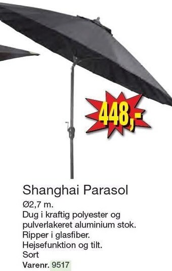 Harald Nyborg Shanghai parasol tilbud