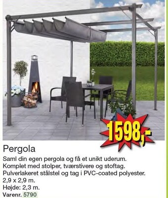 Harald Nyborg Pergola tilbud