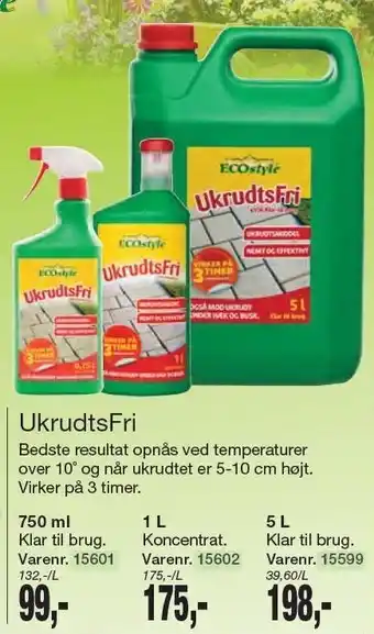 Harald Nyborg Ukrudtfri tilbud