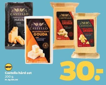Netto Castello hård ost tilbud