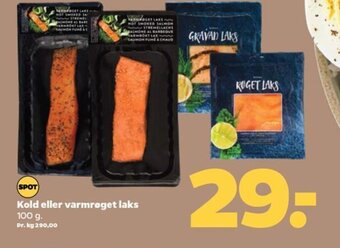 Netto Kold eller varmrøget laks tilbud
