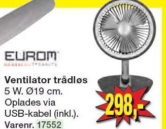 Harald Nyborg Ventilator trådløs tilbud
