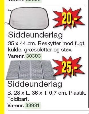 Harald Nyborg Siddeunderlag tilbud