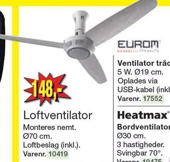 Harald Nyborg Loftventilator tilbud