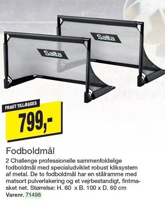 Harald Nyborg Fodboldmål tilbud