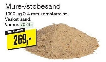 Harald Nyborg Mure-/støbesand tilbud