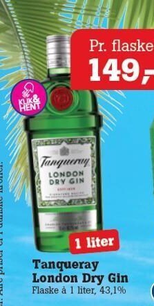 Poetzsch Padborg Tanqueray london dry gin tilbud