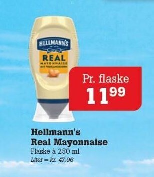 Poetzsch Padborg Hellmann's real mayonnaise tilbud