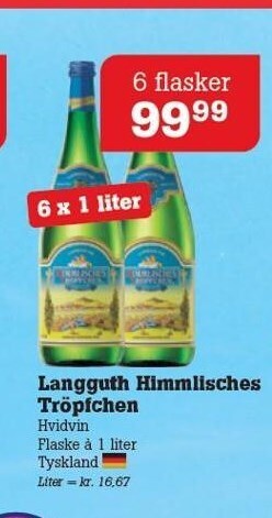 Poetzsch Padborg Langguth himmlisches tröpfchen tilbud