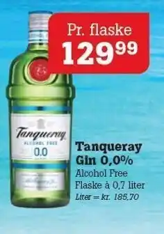 Poetzsch Padborg Tanqueray gin 0,0% tilbud