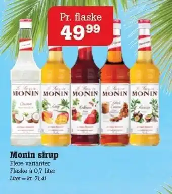 Poetzsch Padborg Monin sirup tilbud