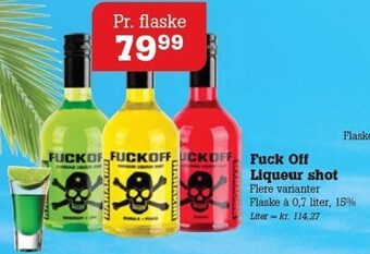 Poetzsch Padborg Fuck off liqueur shot tilbud