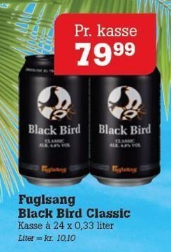 Poetzsch Padborg Fuglsang black bird classic tilbud