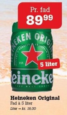 Poetzsch Padborg Heineken original tilbud