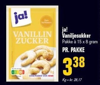 Poetzsch Padborg Ja! vaniljesukker tilbud