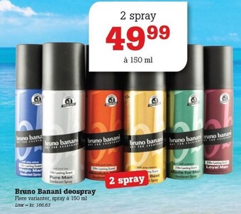 Bruno banani deospray