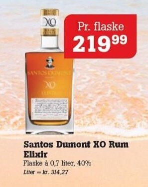 Santos dumont xo rum elixir