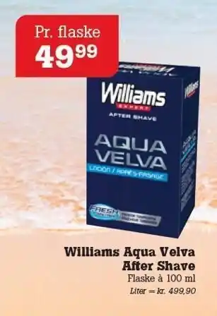 Poetzsch Padborg Williams aqua velva after shave tilbud
