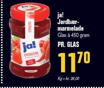 Poetzsch Padborg Ja! jordbærmarmelade tilbud