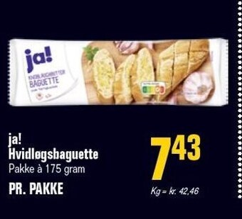 Poetzsch Padborg Ja! hvidløgsbaguette tilbud