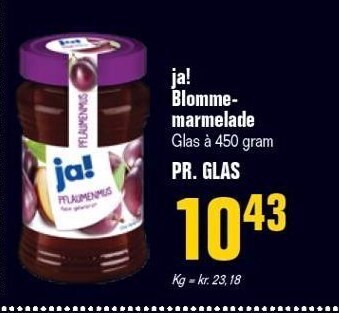 Poetzsch Padborg Ja! blommemarmelade tilbud