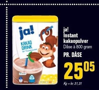 Poetzsch Padborg Ja! instant kakaopulver tilbud