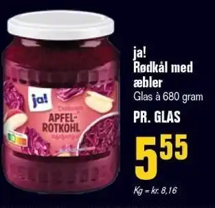 Poetzsch Padborg Rødkål med æbler pr. glas tilbud