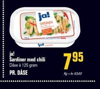 Poetzsch Padborg Ja! sardiner med chili tilbud