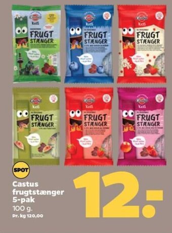 Castus frugtstænger 5-pak