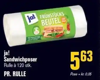 Poetzsch Padborg Sandwichposer - rulle a 120 stk tilbud
