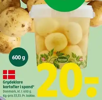 Coop 365 Grydeklar kartofler i spand tilbud