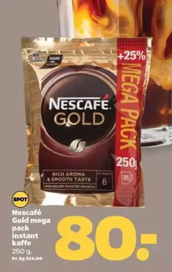 Netto Nescafé Gold mega pack instant kaffe tilbud