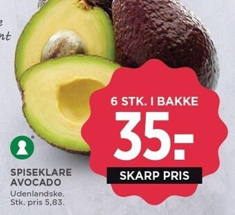 MENY Spiseklare avocado tilbud
