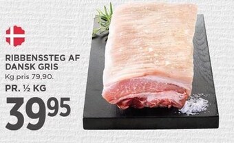 MENY Ribbenssteg af dansk gris tilbud