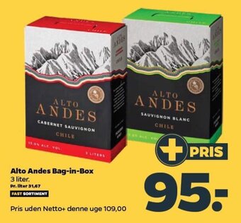 Netto Alto Andes Bag-in-Box tilbud