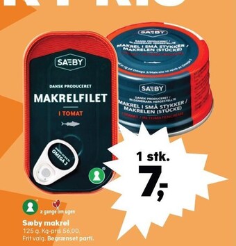 Kvickly Sæby makrel tilbud