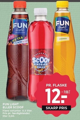 MENY Fun light eller scoop, flere varianter tilbud