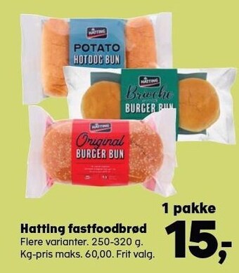 Kvickly Hatting fastfoodbrød tilbud