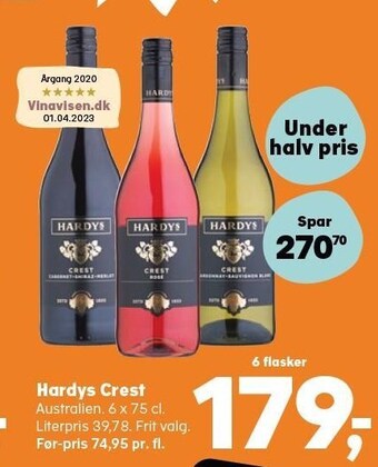 Kvickly Hardys crest tilbud