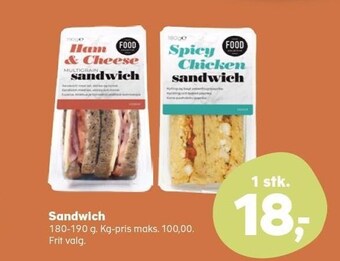 Kvickly Sandwich tilbud