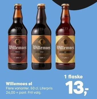 Kvickly Willemoes øl tilbud