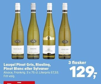 Kvickly Laugel pinot gris, riesling, pinot blanc eller sylvaner tilbud