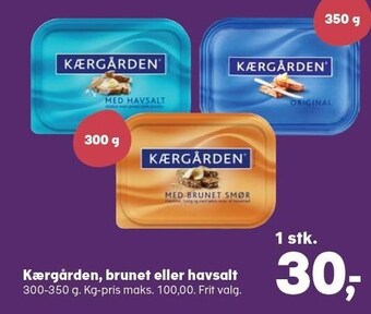 Kvickly Kærgården, brunet eller havsalt tilbud