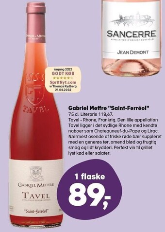 Kvickly Gabriel meffre ´´saint-ferréol´´ tilbud