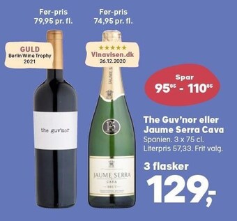 The guv'nor eller jaume serra cava