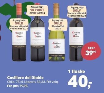 Kvickly Casillero del diablo tilbud