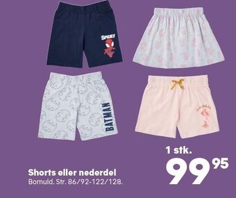 Shorts eller nederdel