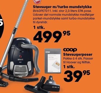 Kvickly Støvsuger m/turbo mundstykke tilbud