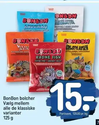 REMA 1000 Bonbon bolcher tilbud